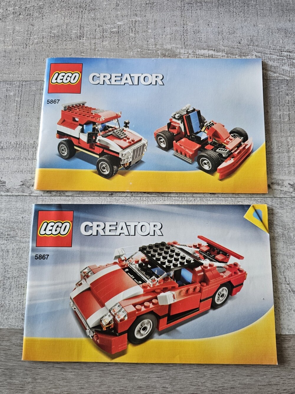 LEGO 5867 CREATOR "Super Speedster" Instruction Manual Only!!!
